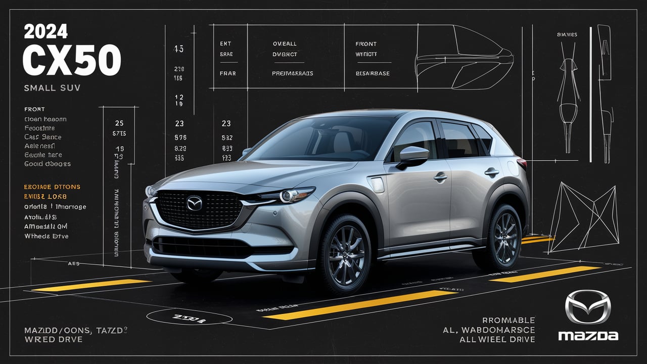 2024 Mazda CX50 Dimensions: A Journey Of Space And Style