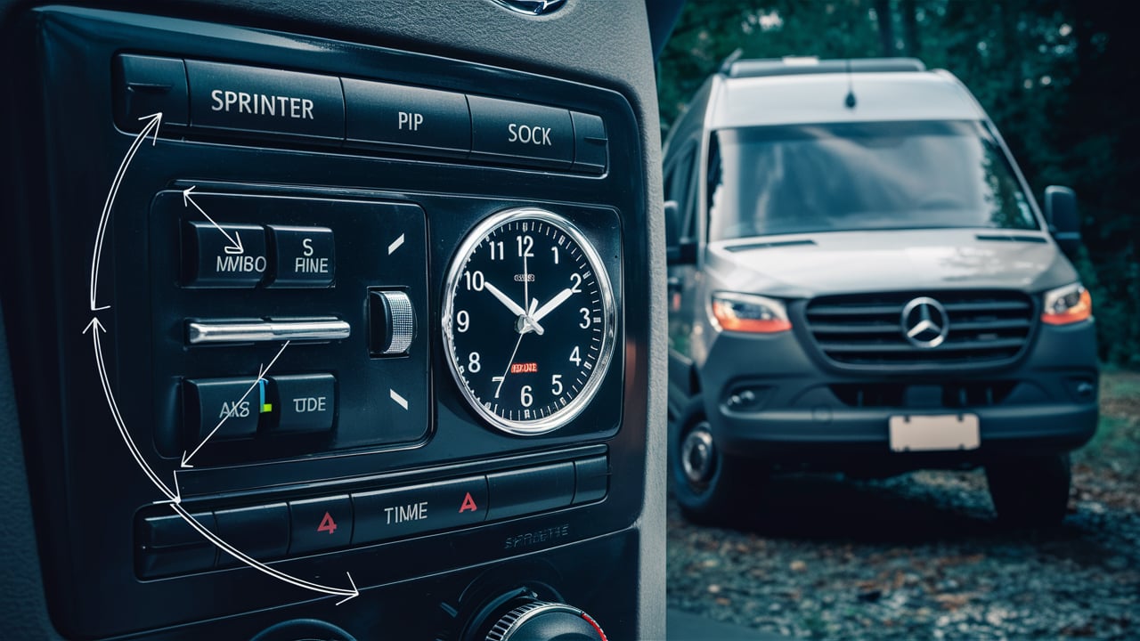 How To Change The Clock On A Mercedes Sprinter?